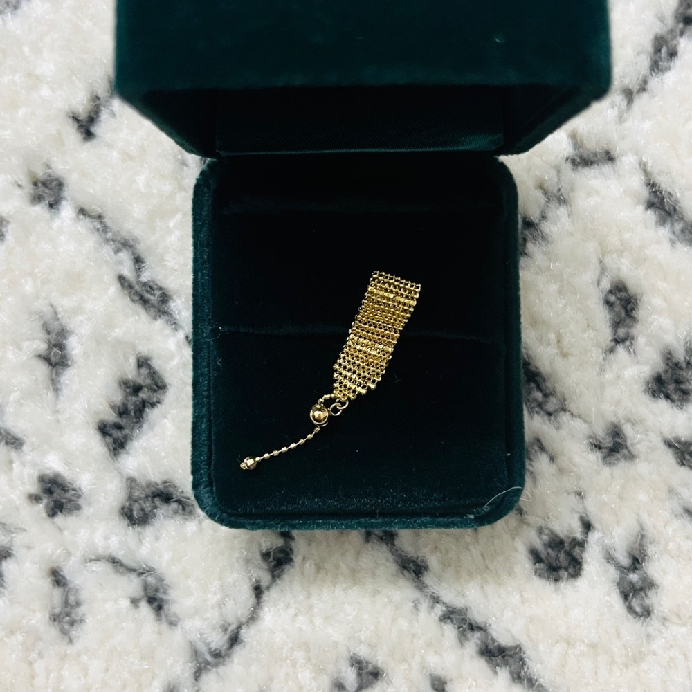 Solid 18K Gold Adjustable Soft Ring